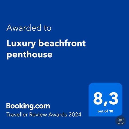 דירות אל מדאנו Luxury Beachfront Penthouse מראה חיצוני תמונה